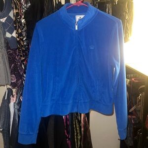 Blue Velour Women's Jacket